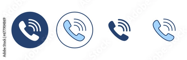 Fototapeta Call icon vector. telephone sign and symbol. phone icon. contact us