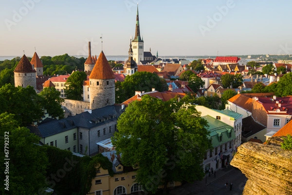 Obraz View from Patkuli viewing platform, Tallinn, Estonia