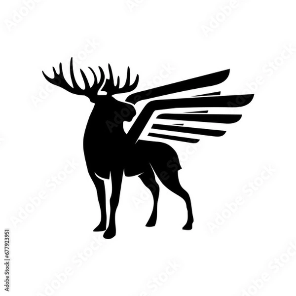 Obraz silhouette of a deer