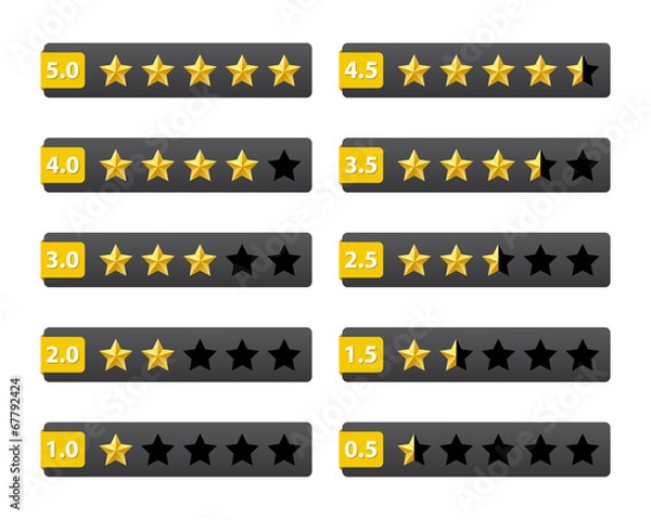 Obraz Rating stars