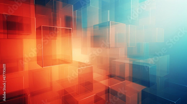 Fototapeta Abstract background. Modern style concept. Generative AI.