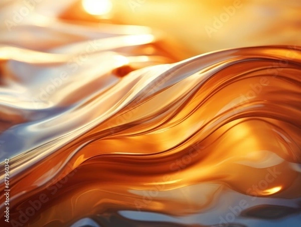 Fototapeta A close up view of a shiny surface. Generative AI.