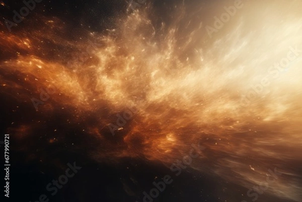 Fototapeta Abstract film texture background with grain dust and explosion