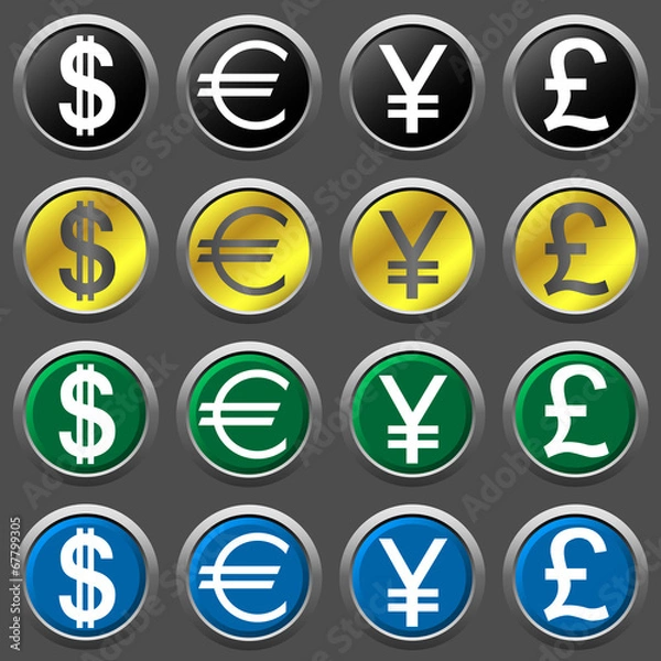 Obraz Money icons
