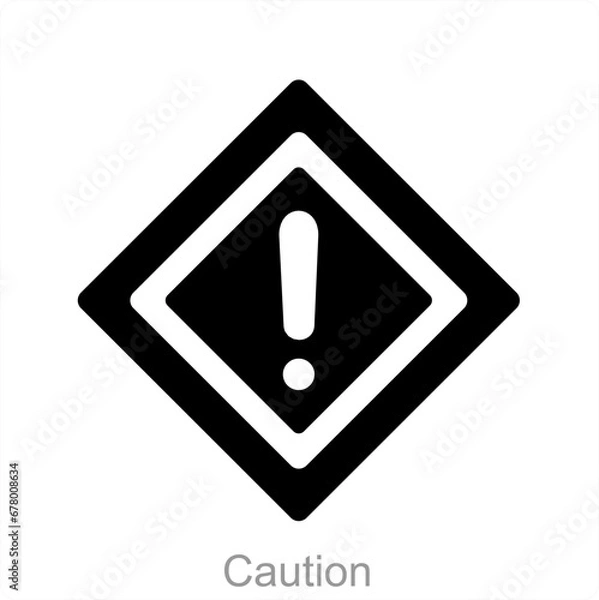 Fototapeta Caution