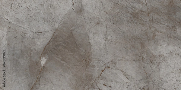 Fototapeta Grey marble stone texture, naturel background, digital ceramic tile surface