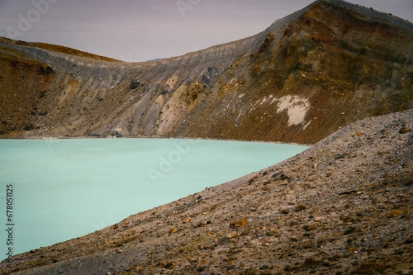 Obraz 草津白根山　お釜