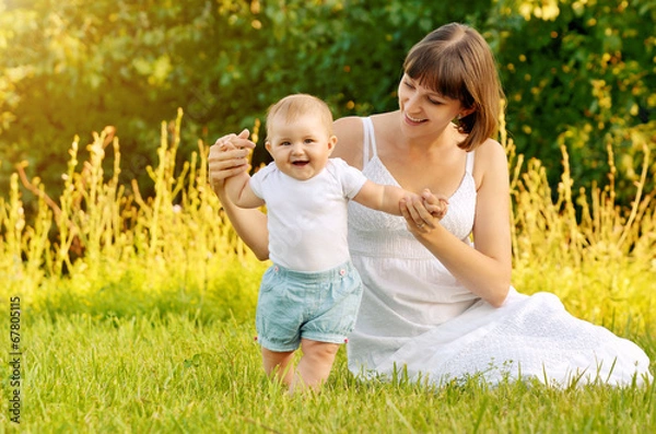 Fototapeta mother and baby