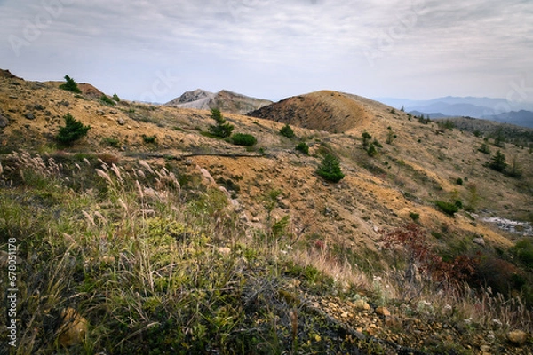 Obraz 草津白根山の稜線