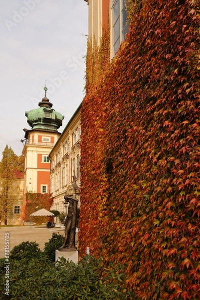 Obraz Zamek Łańcut, jesień