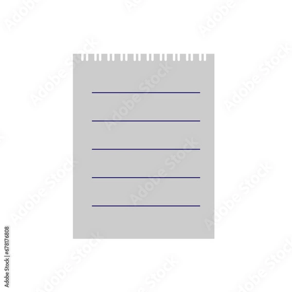 Obraz minimalists paper note and doodle paper note 