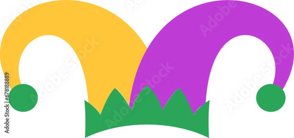 Obraz Joker hat illustration