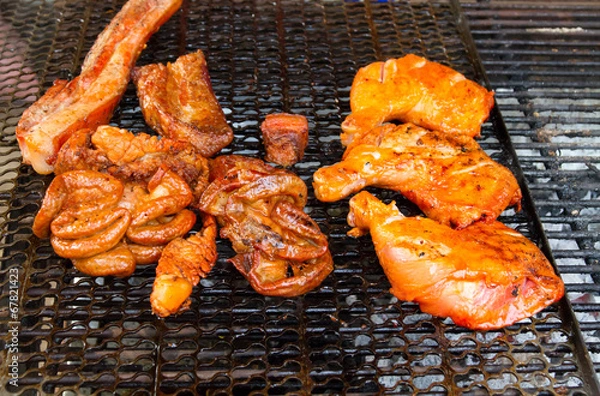 Obraz Chicken grilled