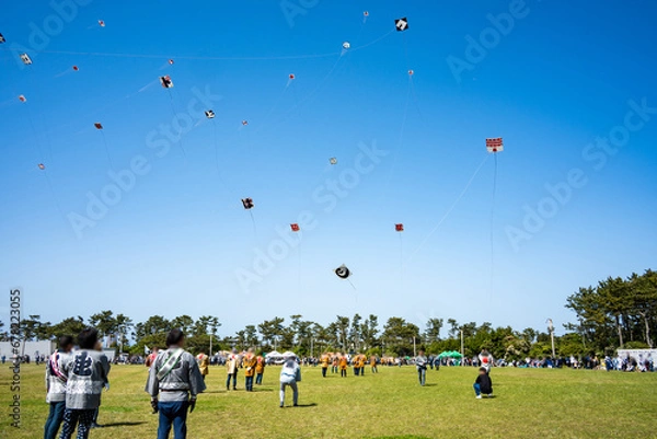 Obraz 浜松まつりの凧揚げ