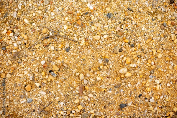 Fototapeta Sand und Kies Fläche Hintergrund