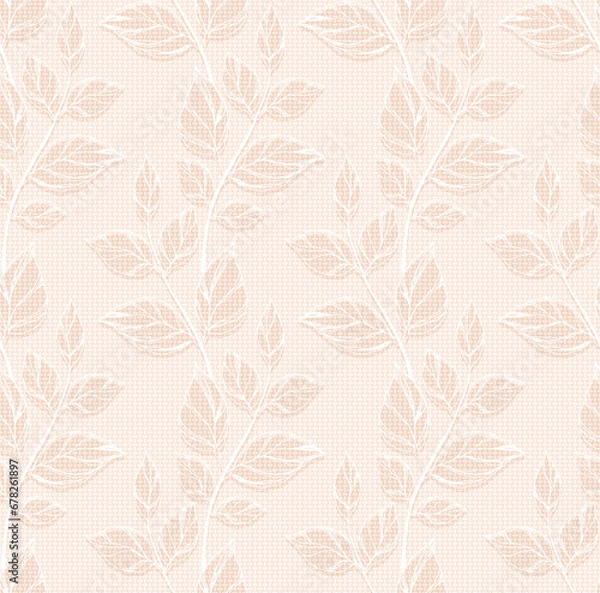 Fototapeta seamless pattern with leaves