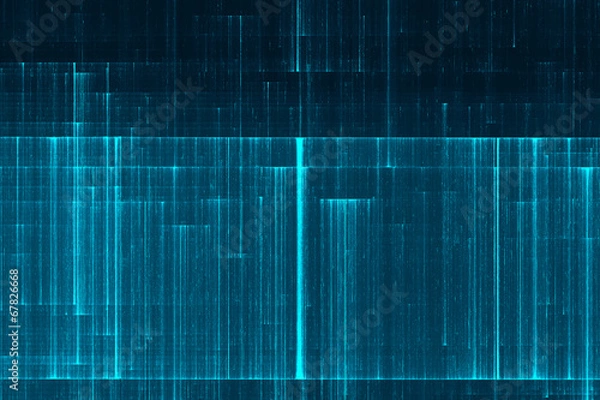 Fototapeta Abstract data stream matrix background