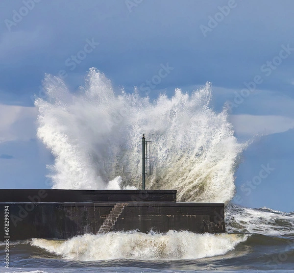 Fototapeta Giant wave power