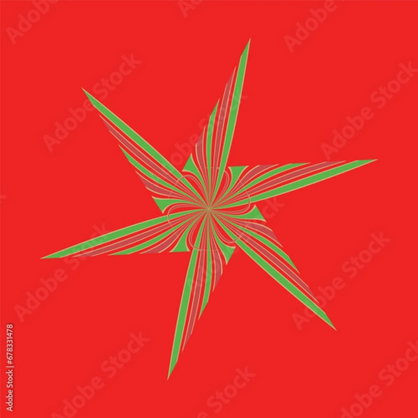 Fototapeta Seamless Christmas Stripe Pattern Christmas 