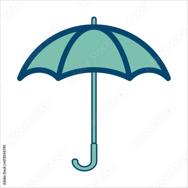 Fototapeta umbrella icon vector design template