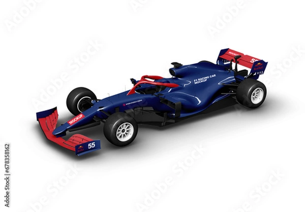 Obraz Formula 1 Race Car Mockup