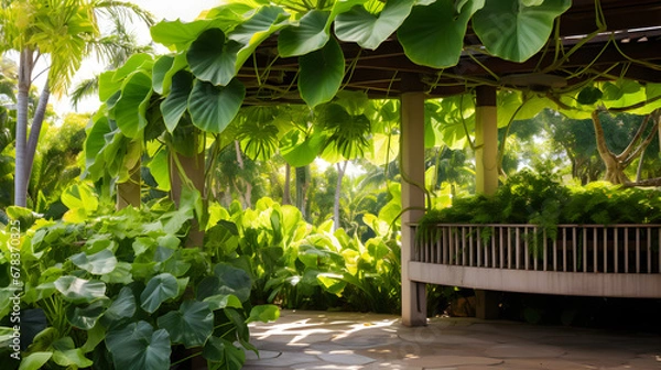 Obraz Lush Tropical Garden