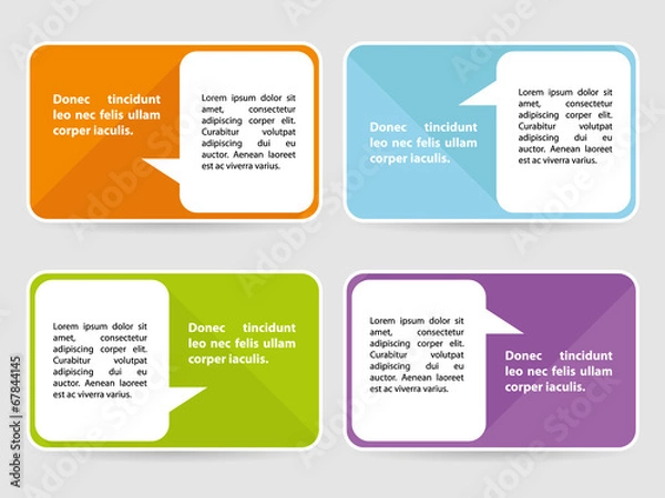 Fototapeta text banners