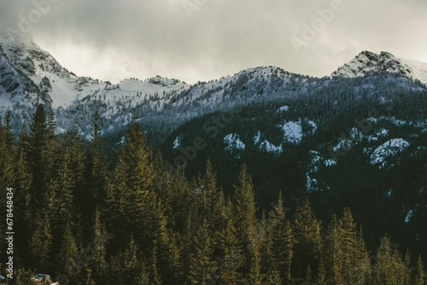 Obraz snow covered mountains
