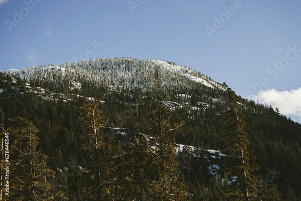 Fototapeta snow covered mountains
