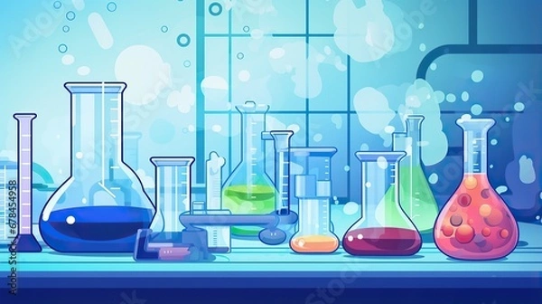 Fototapeta Laboratory . Generative AI