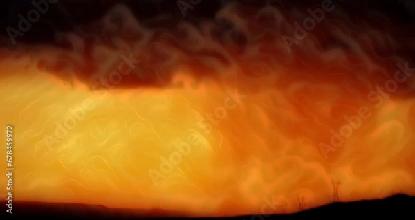 Obraz background of sky and cloud views with beautiful colors