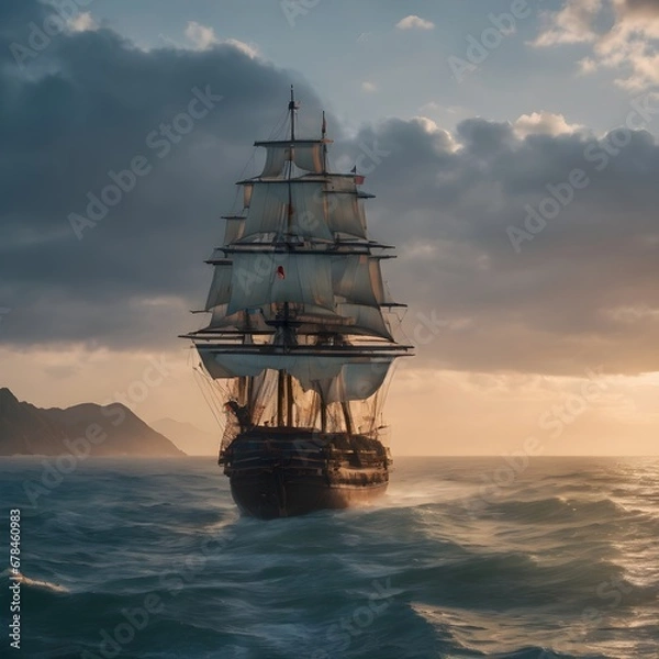 Fototapeta Ship Background Very Cool