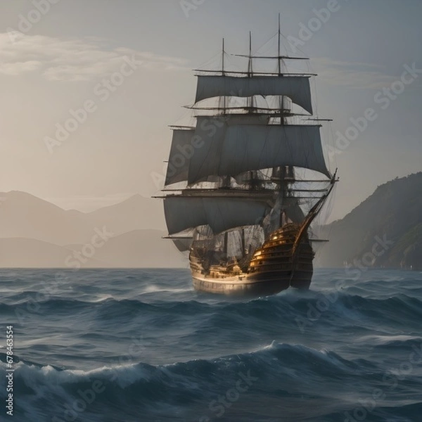 Fototapeta Ship Background Very Cool