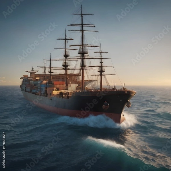 Fototapeta Ship Background Very Cool