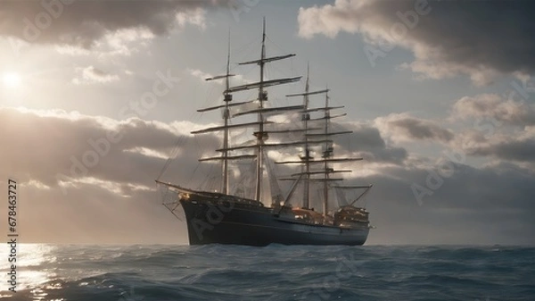 Fototapeta Ship Background Very Cool