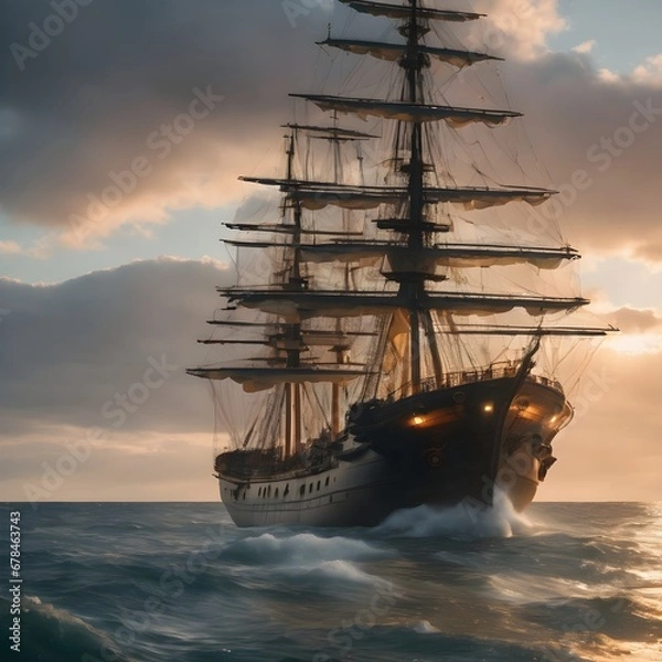 Fototapeta Ship Background Very Cool