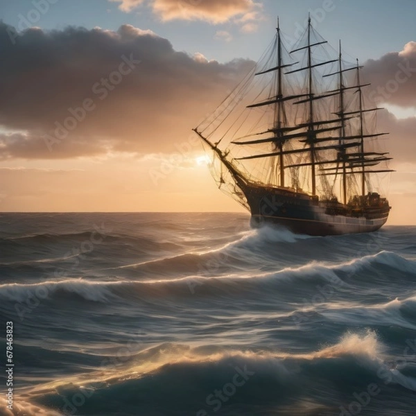 Fototapeta Ship Background Very Cool