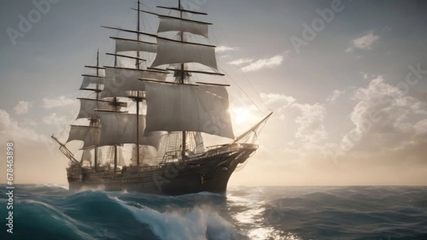 Fototapeta Ship Background Very Cool