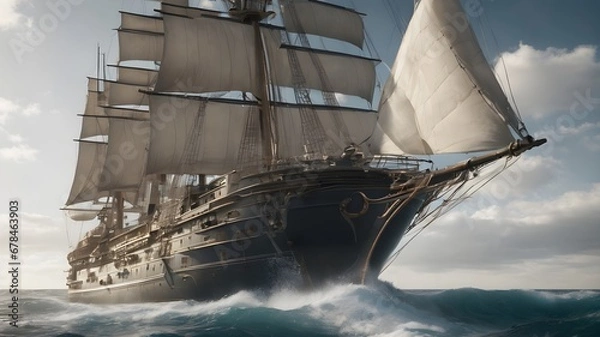 Fototapeta Ship Background Very Cool