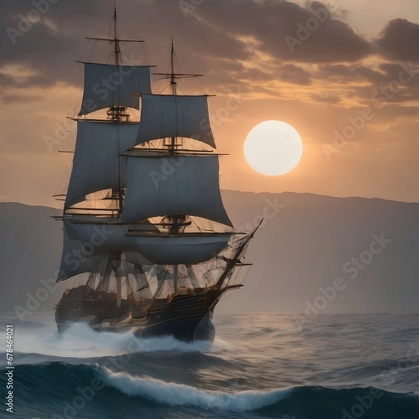 Fototapeta Ship Background Very Cool