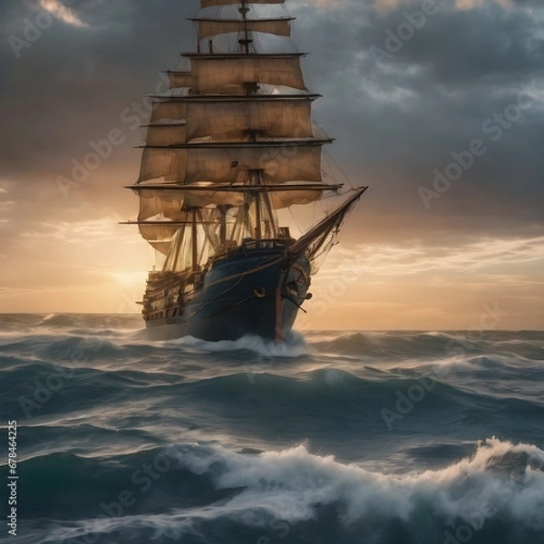 Fototapeta Ship Background Very Cool