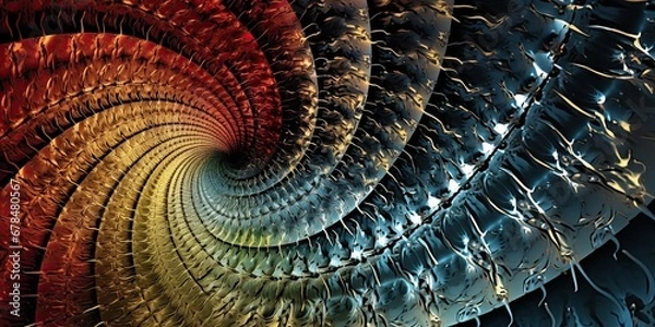 Obraz abstract background with spiral
