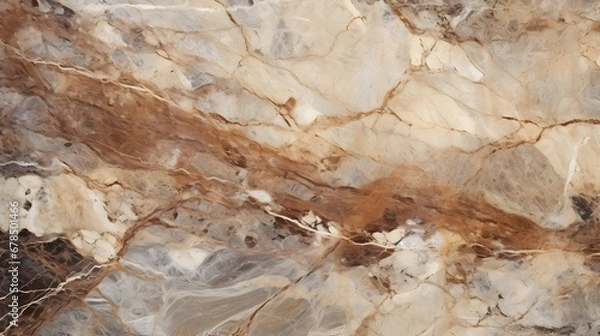 Obraz Detailed Natural Marble Texture or Background marble texture. generative AI.