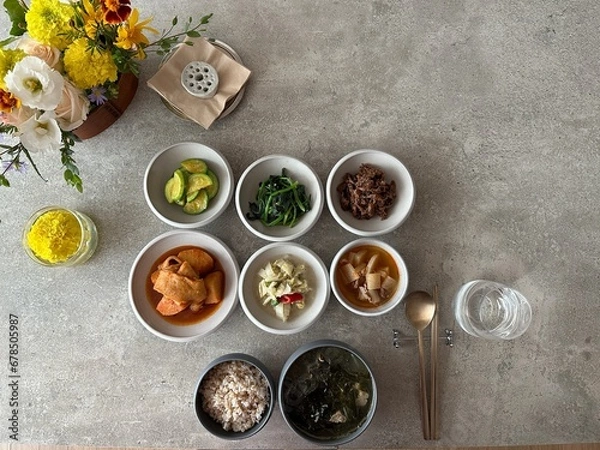 Obraz 한식 가정식 일상식