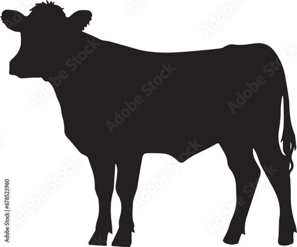 Fototapeta Cow Silhouettes EPS Cow Vector Cow Clipart
