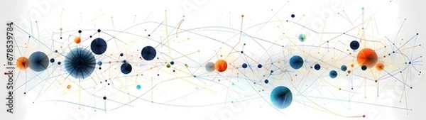 Fototapeta STEM - Math & Particle Physics