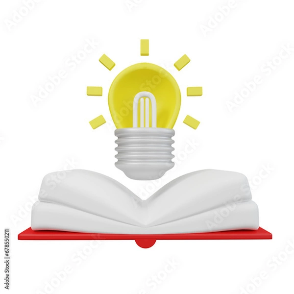 Fototapeta icon 3d Render Creative Ideas