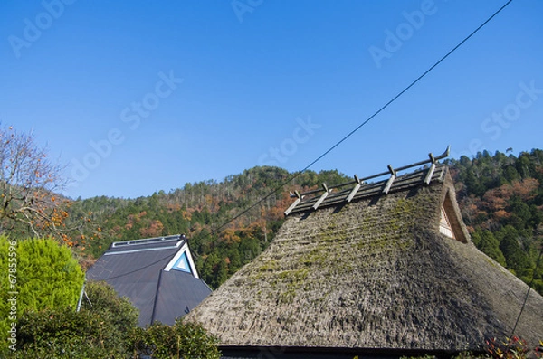 Fototapeta 茅葺屋根