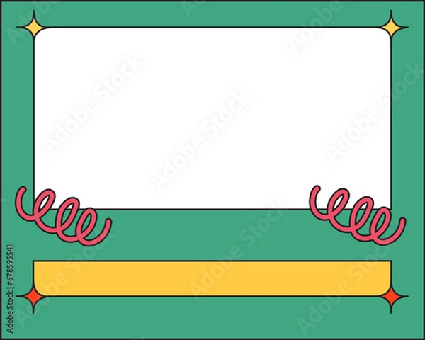 Obraz Cute Aesthetic Frame Illustration