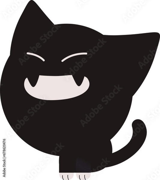 Obraz cute black kitten